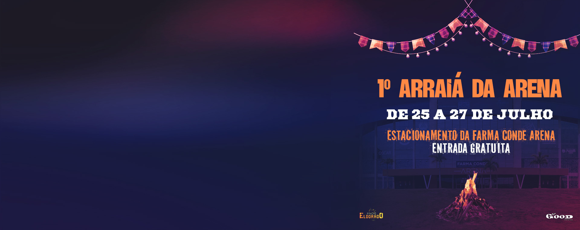 O ARRAIÁ MAIS\n ANIMADO TÁ CHEGANDO!